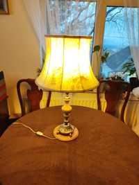 Lampadar victorian abajur piele din bronz si onix înălțime 77 cm