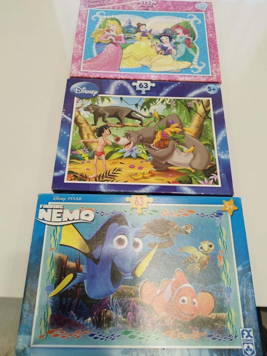 3 броя пъзели на Дисни Disney