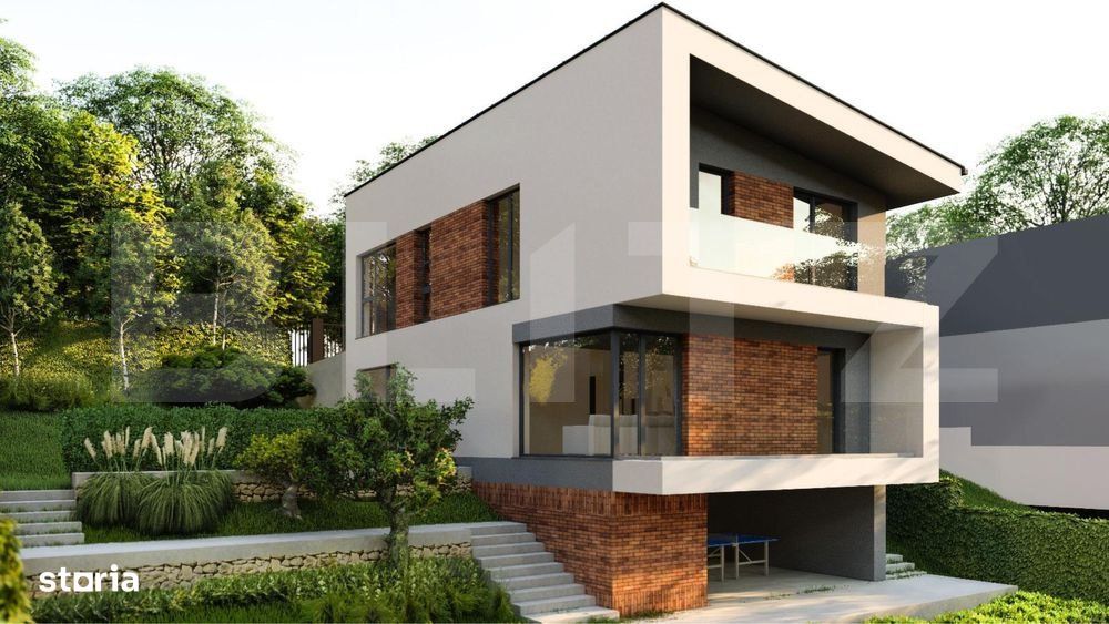 Casa moderna in Popesti–170 mp utili, 600 mp teren, aproape de stati