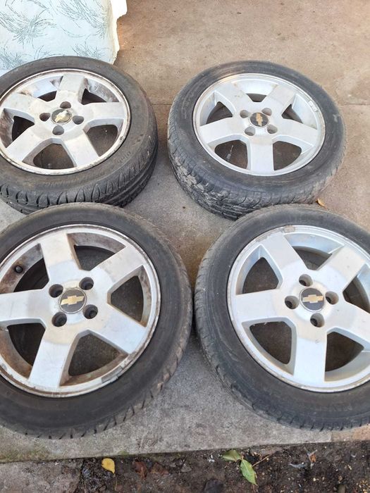 Chevrolet Aveo 1.4 bezina- 4 ANVELOPE vara cu jante aliaj GRATIS