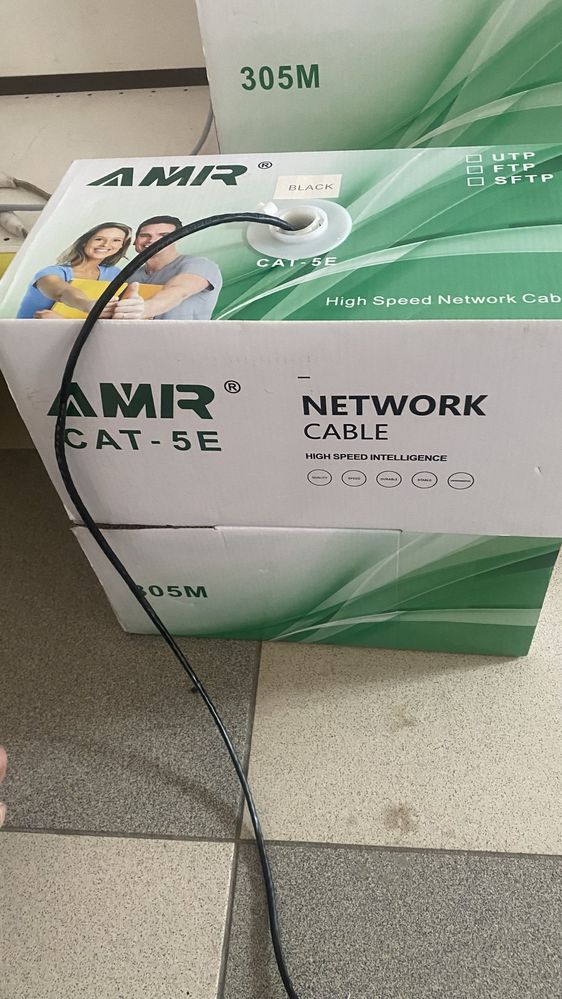Кабель UTP 4PR 24 AWG CAT5e 305м