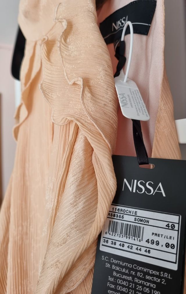 Rochie Nissa, mătase, elegantă, 40, nouă cu etichetă