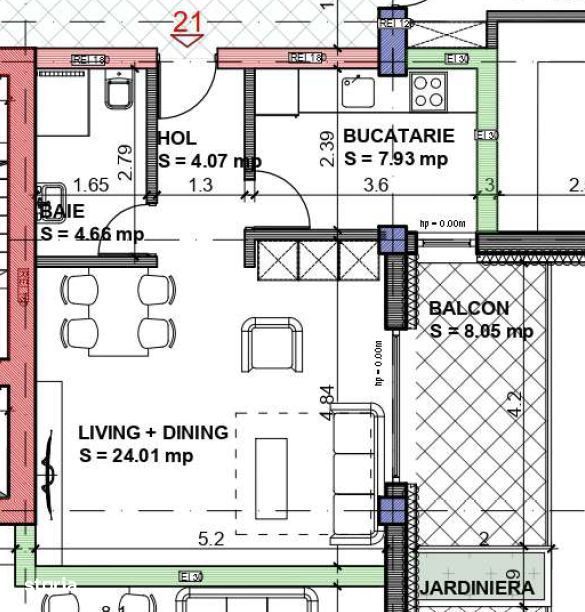 Garsoniera Mihai Bravu 5 min metrou balcon de 8 mp investitie