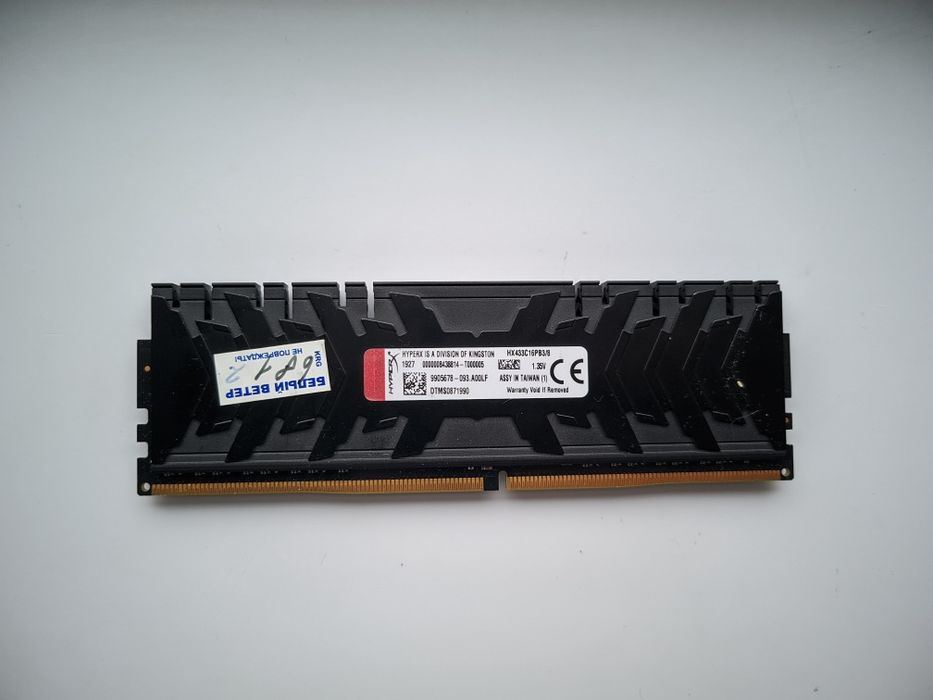 Оперативная память predator hyperX ddr4 8gb 3333mhz