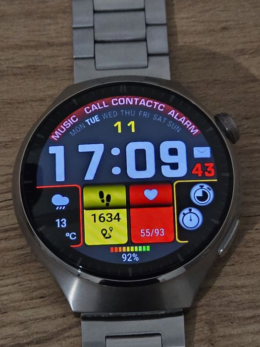 Smartwatch Huawei Watch 4 Pro -Esim – stare IMPECABILĂ -Titan +Safir