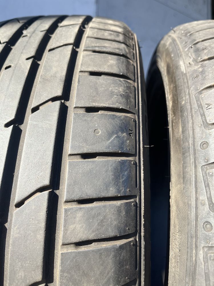 2 бр. летни гуми 225/45/19 Hankook 6+ mm DOT 1620