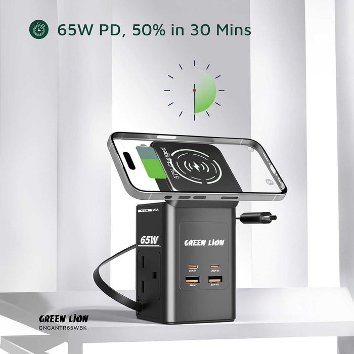 Green Lion 65W Max Power 3250W — Универсальный Адаптер. Есть доставка