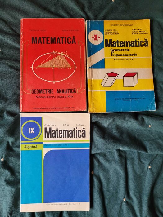 Manuale matematica - analiza, geometrie si trigonometrie