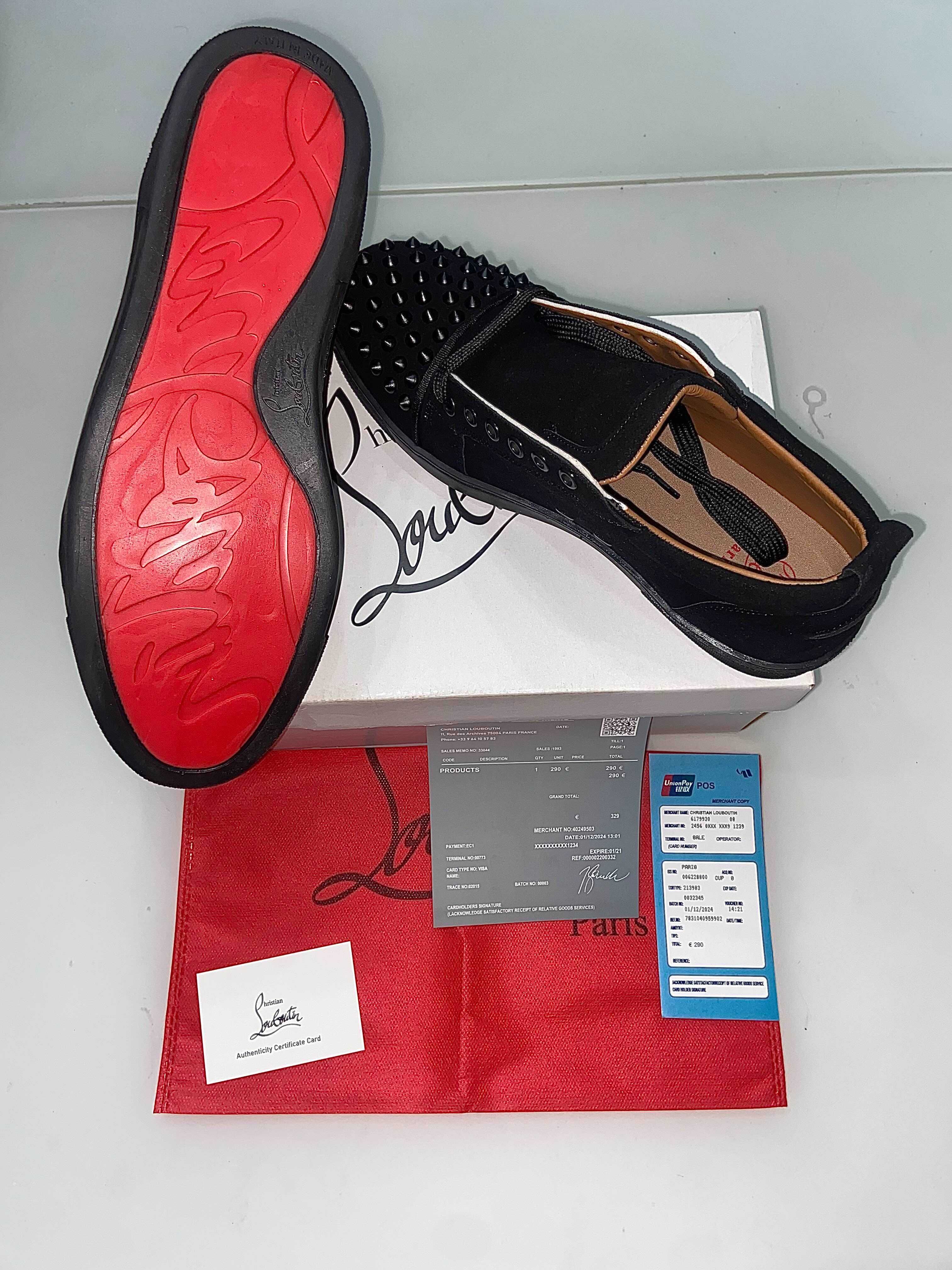 (41-44 номер) Christian Louboutin Red Bottoms Low (с шипове)