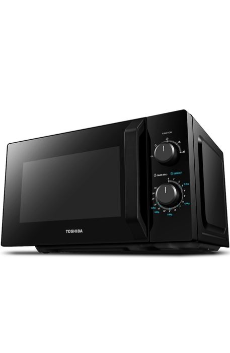 Cuptor cu microunde Toshiba MW2-MM20PBK, 20 l, Control mecanic, 800W,