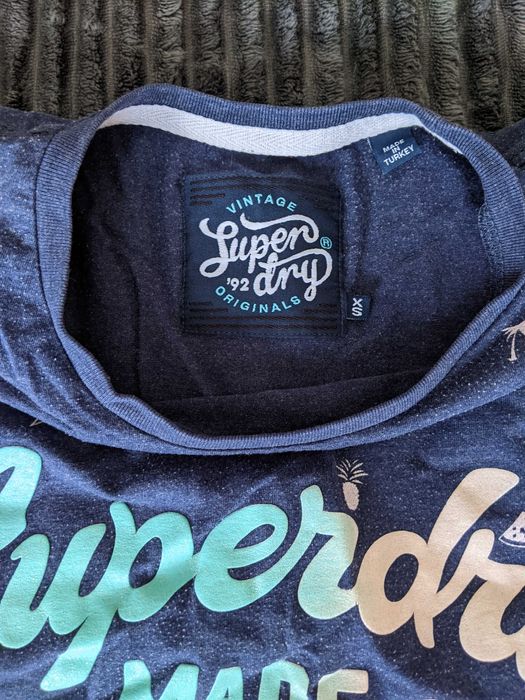 Дамска синя тениска Super Dry