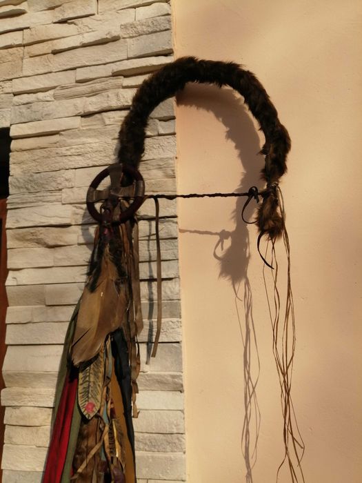 Toiag vechi de colectie, aspect tribal