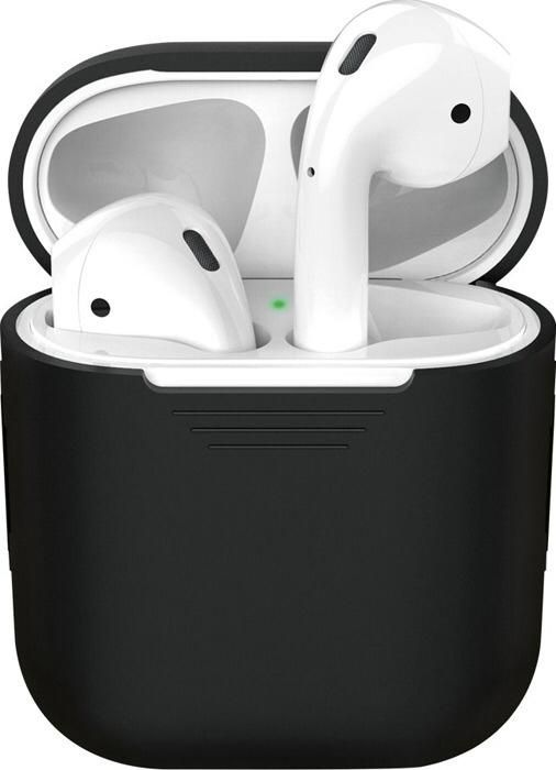 Чехол для айрподс AirPods черный и лавандовый