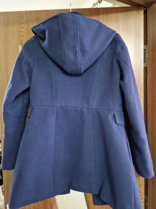 Palton dama bleumarin