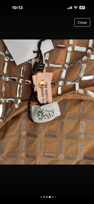 Oh polly рокля с камъни