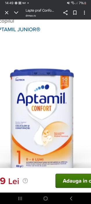 Aptamil confort 1