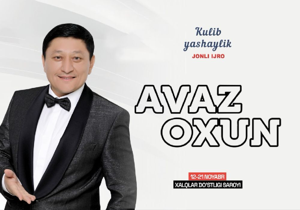 Avaz oxun kansert bilet 50 ming