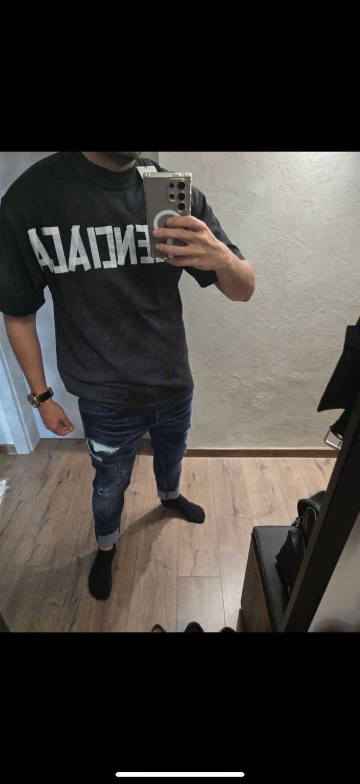 Тениска BALENCIAGA  (3D Logo) *Top Class*