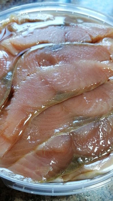 Слабосолёное филе кеты