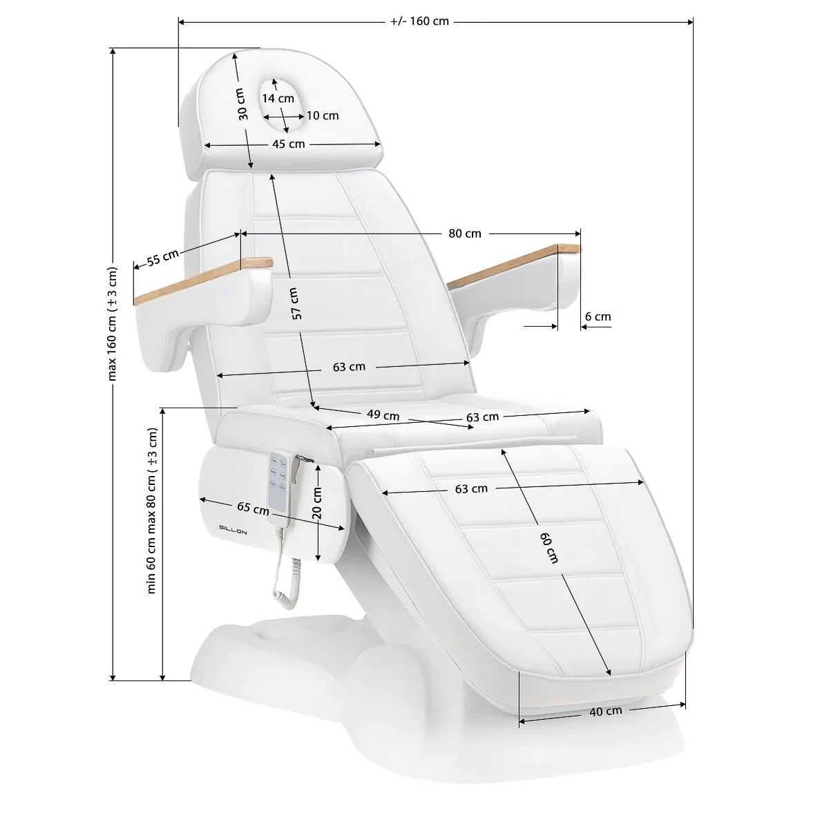 Електрическа кушетка Lux 3 (3 мотора)