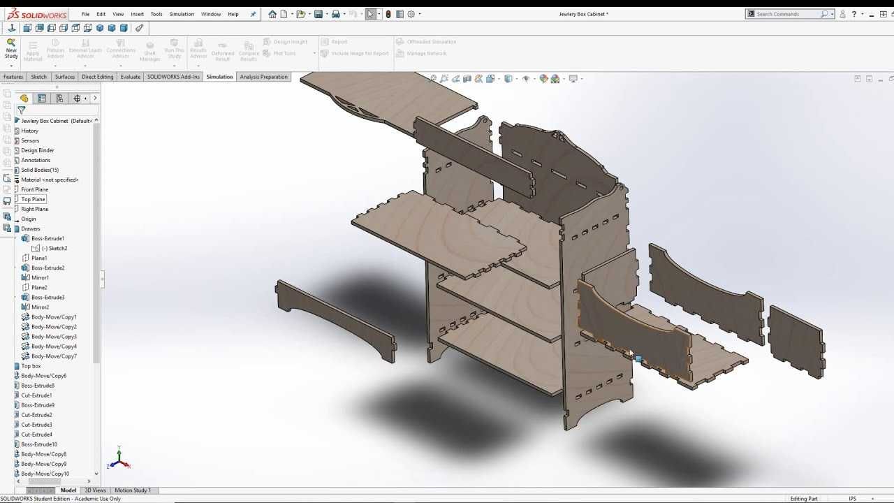 Услуга 3д моделирования Solidworks CAD