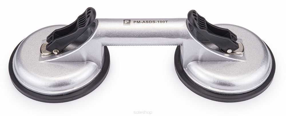 Ventuza dubla aluminiu montat placi sticla 120mm 100kg (PM-ASDS-100T)