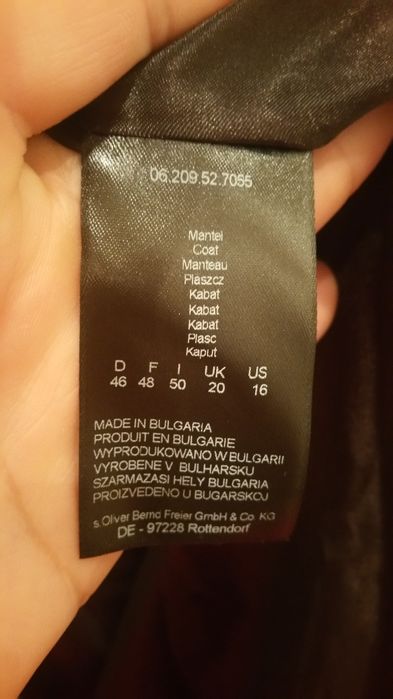 Palton S”Oliver Oferta 250 lei