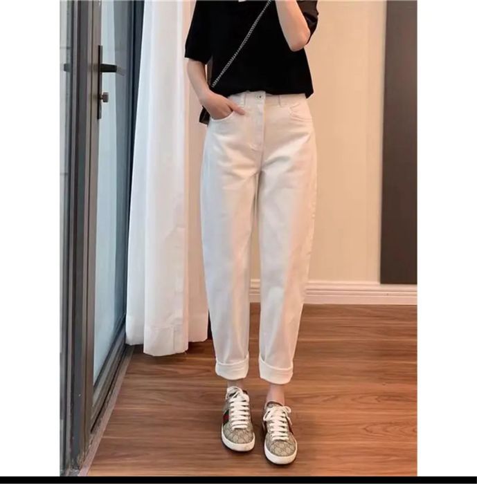 Белый джинси