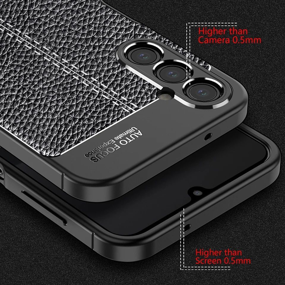 Samsung Galaxy A56 A36 A26 A16 / Лукс кейс гръб кожена шарка