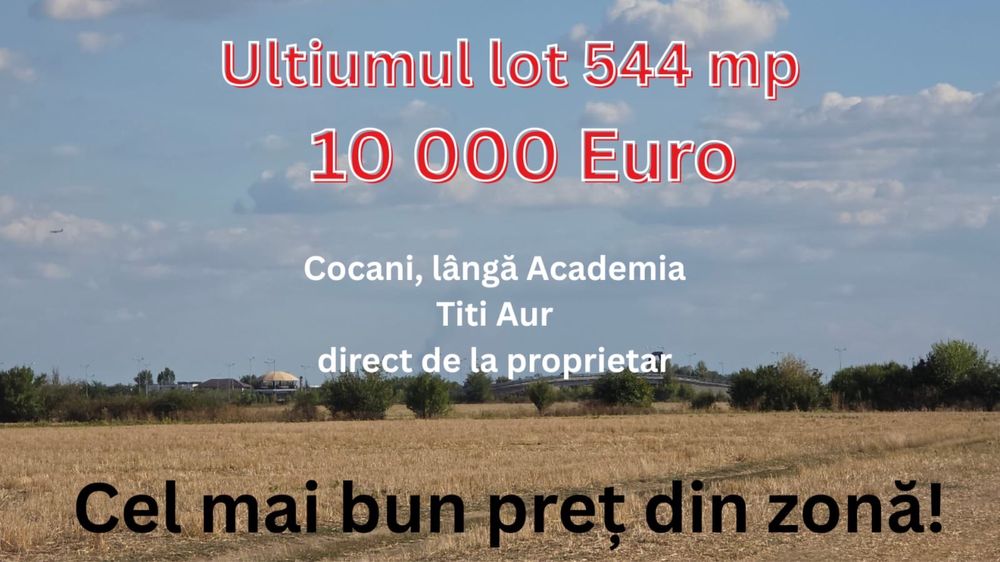 Acad. Titi Aur, 544 mp. langă E Forest, intravilan, particular