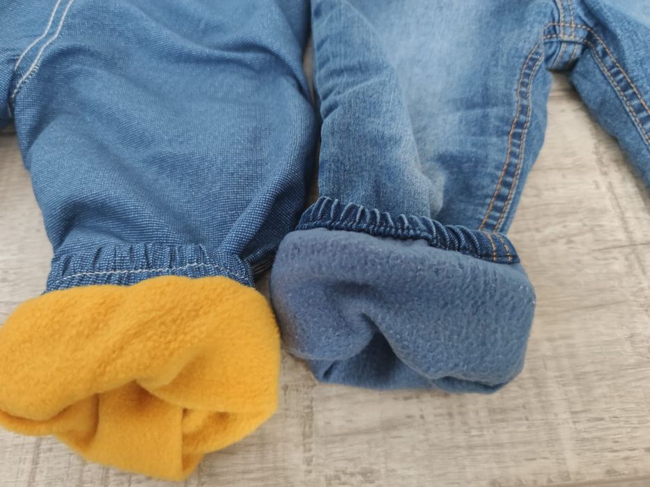Set Pantaloni grosi / de iarna unisex pentru copii; Marimea 80/86