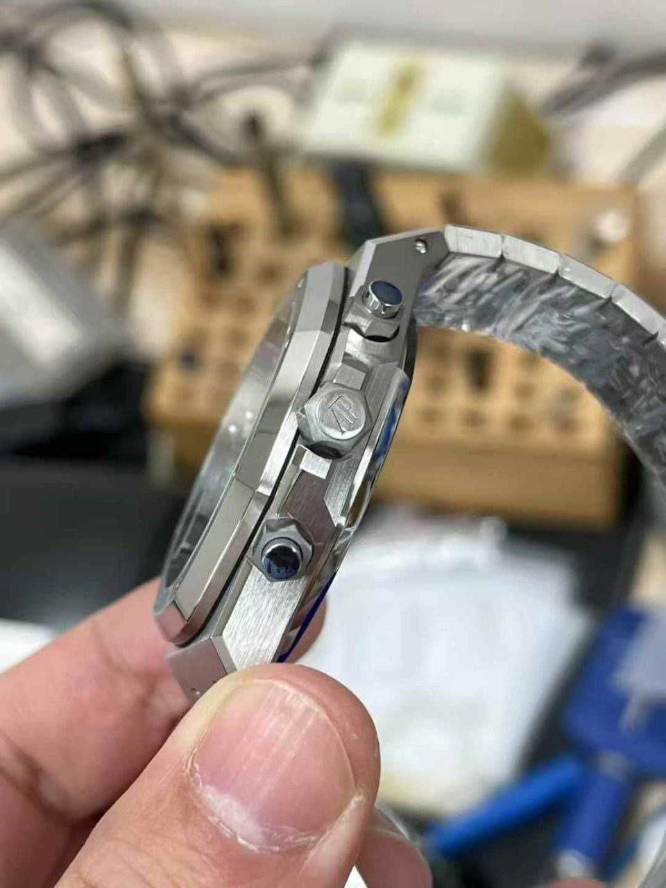 audemars piguet royal oak сребърен/ нов модел 2025