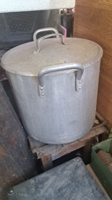 Алюминиевая кастрюля толстостенная СССР