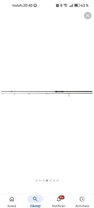 Lanseta Daiwa Black Widow  Carp 3.90m 3.5Lbs 2 trons