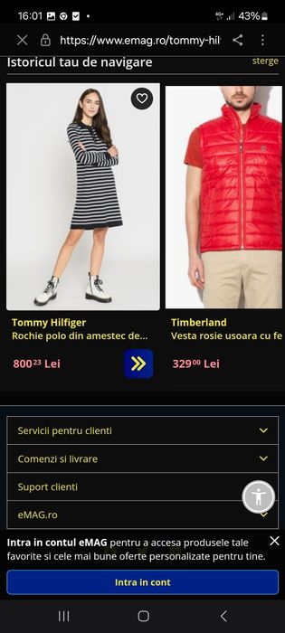 Rochita tricot tommy hilfiger