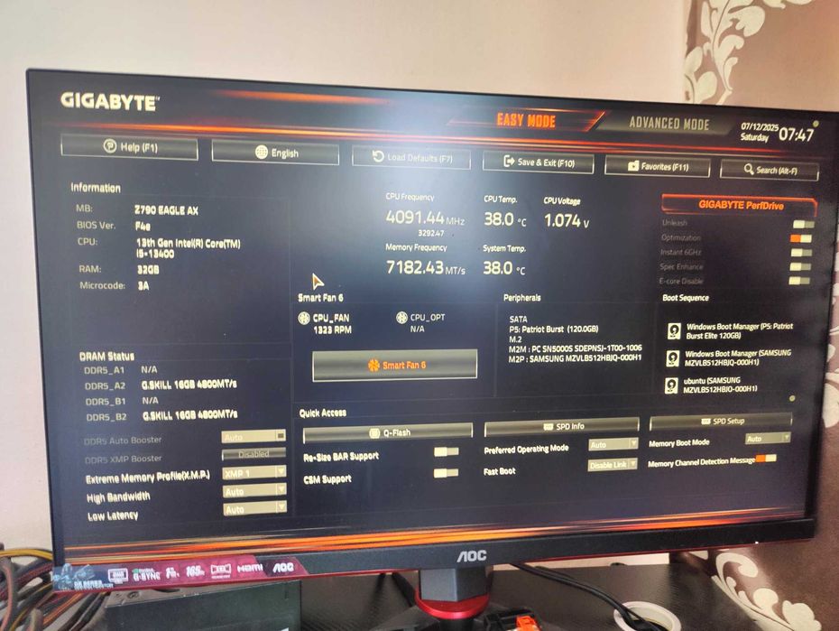 Placa de baza Gigabyte Z790 Eagle AX