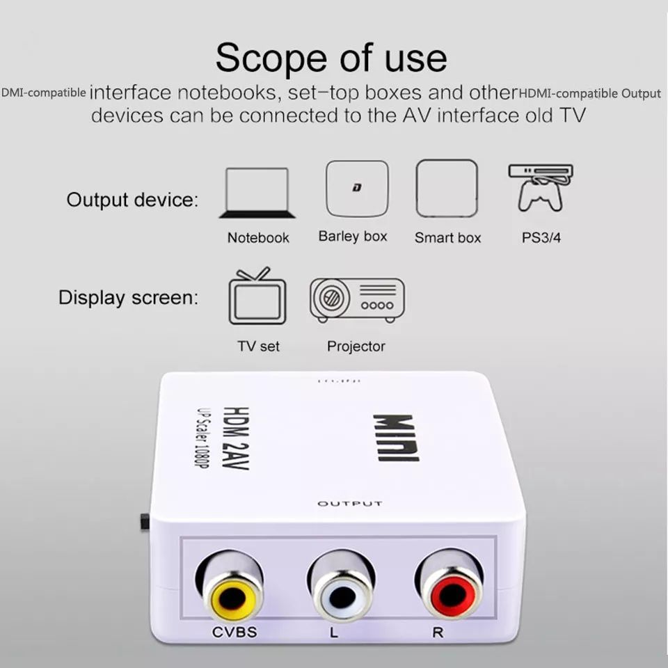 Hdmi переходник, RCA, Тюльпан, адаптер