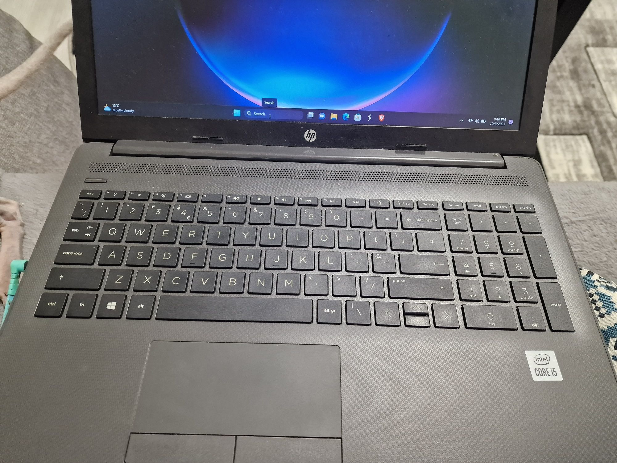 Laptop HP 250 G7, Intel core i5-1035G1,  RAM 8GB, 256 GB SSD