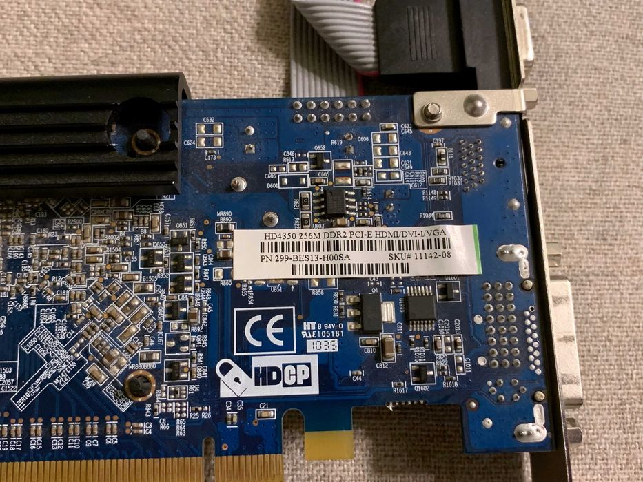 Placa video Sapphire HD4350 256MB DDR2 64-Bit, DVI, VGA, HDMI PCI E