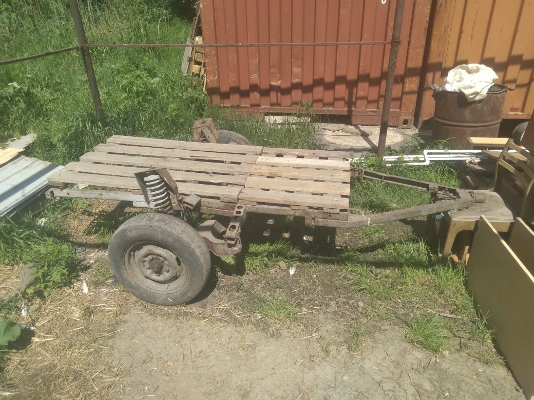 Продам раму прицепа с калёсами.
