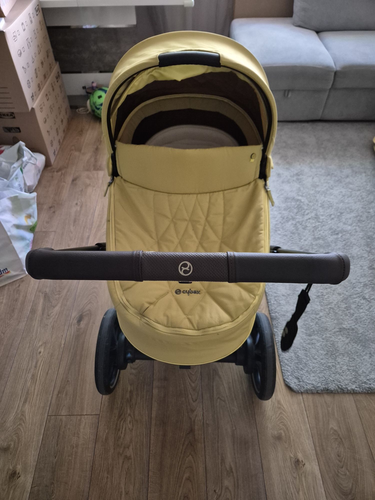 Cybex ePriam Platinum Rose Gold (електрическа) с два коша