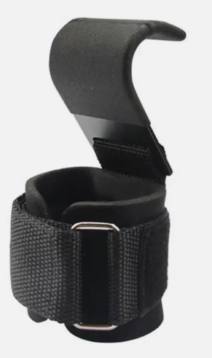 Наручни с крюком для подтягиваний и для тяжёлой атлетики