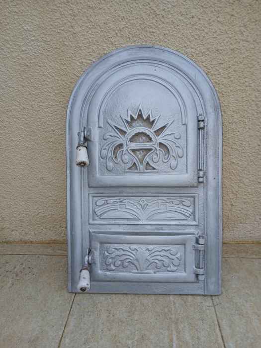 Ușă teracotă șemineu