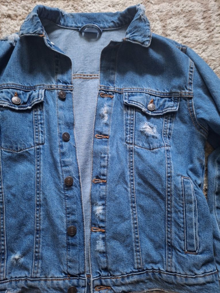 Geaca blugi Zara 11-12 ani merge si adult micut