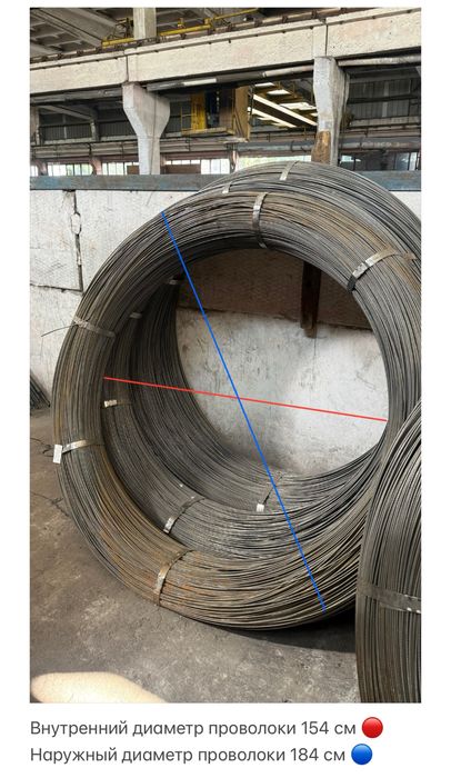 Высокопрочная проволока 5вр1400-1, 5,00мм гост7348-81 Россия