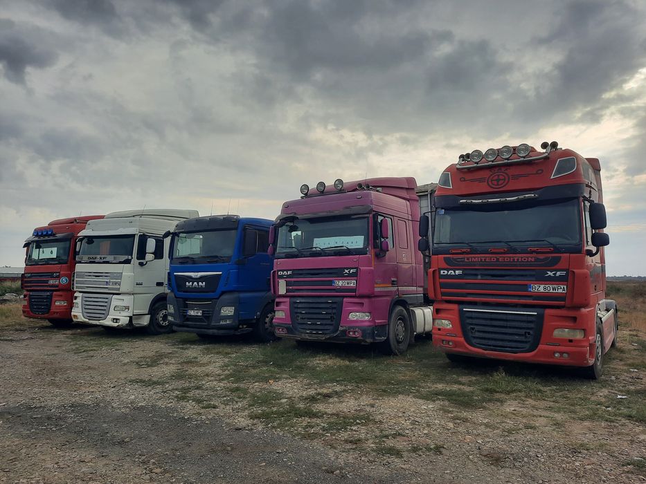 DAF XF euro5 cu kit de basculare întretinute si pregatite de lucru