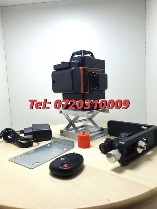 Nou Auto Nivela Raza Verde  16 Lini 4d 30m Cu Detector Miez Germania
