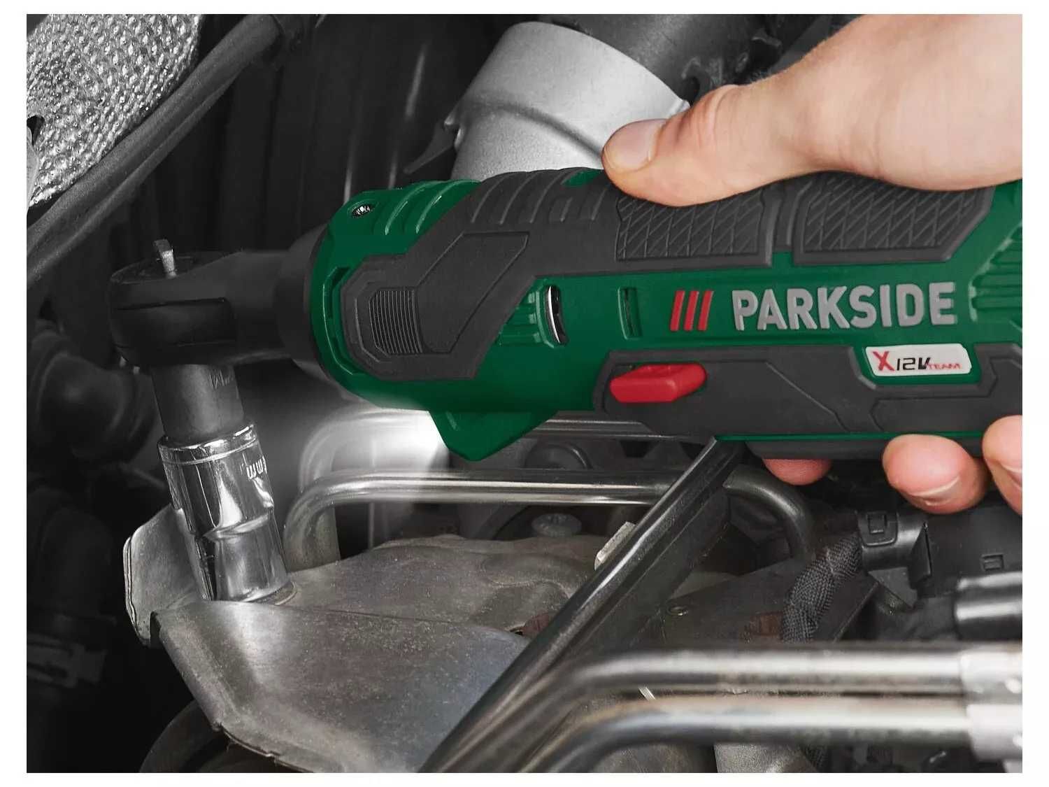 Нова Акумулаторна Тресчотка Parkside 12V с батерия и зарядно 2 Аh