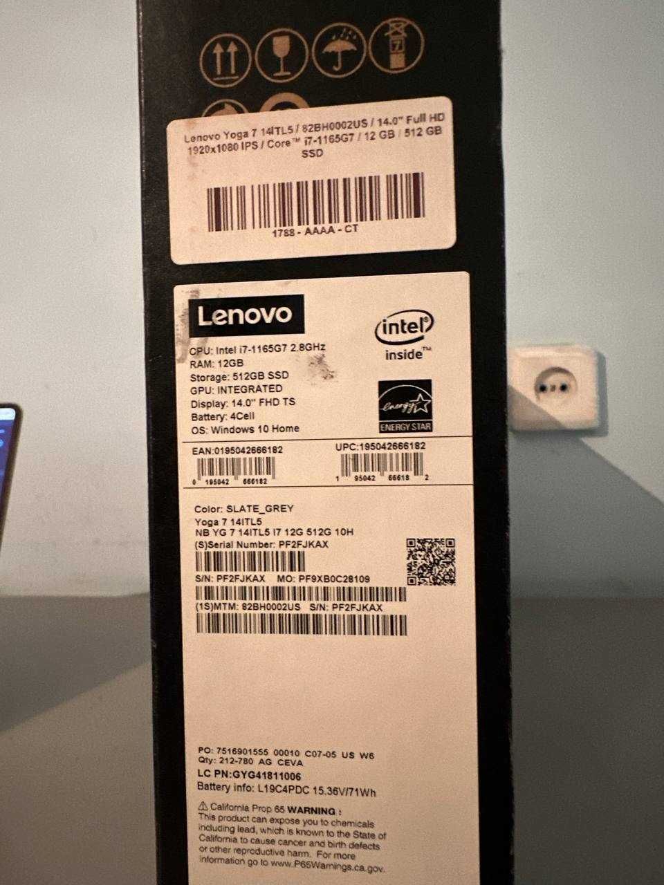 Lenovo Yoga i7 12/512GB