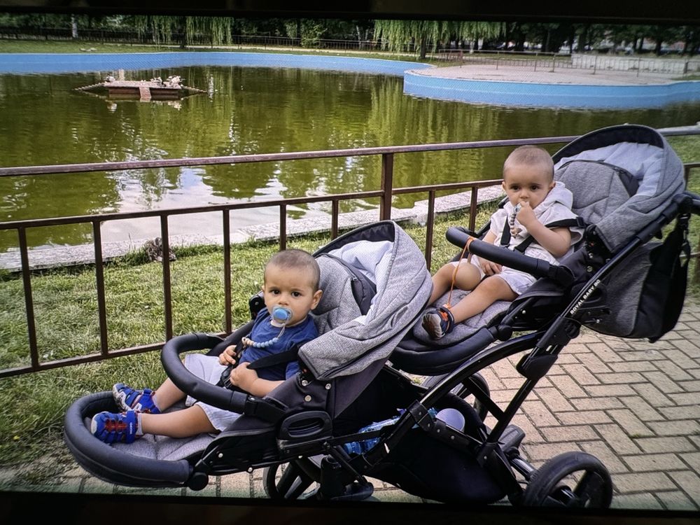 Количка за близнаци ROYAL BABY BG